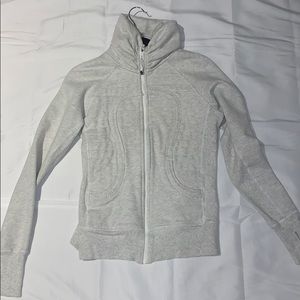 Lululemon gray zip up sweatshirt
